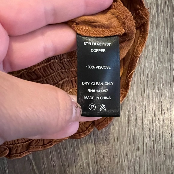 ASTR the label Womens Nix Top in Copper - Picture 7 of 9